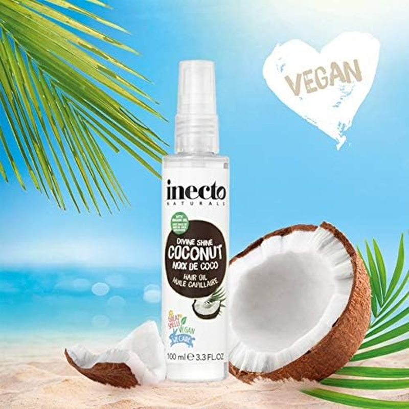Provoke Inecto Naturals Divine Shine Coconut Hair Oil, 100 Ml image number 3