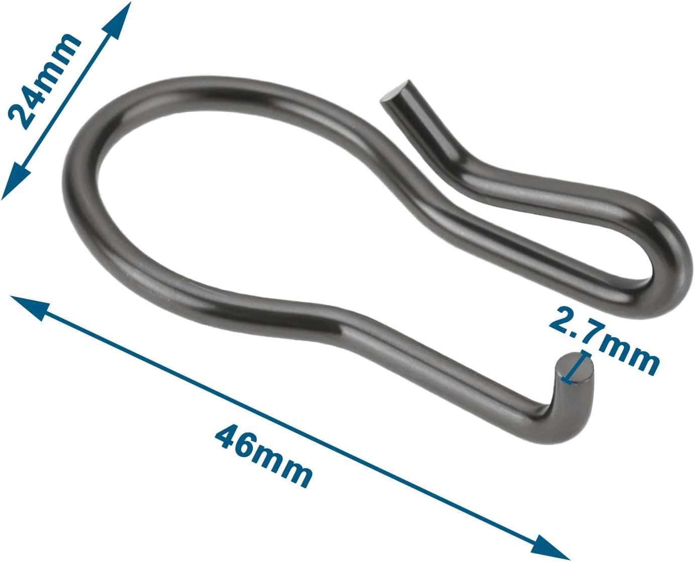 Ecsing 2Pcs Electronic Exhaust Flap Control Valve Actuator Clip Spring Fixed Bow Clamp 18307620323 Compatible with BMW 2/3 Series X5 X6 I8 image number 3