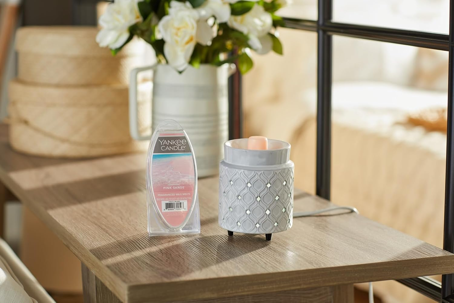 Yankee Candle Pink Sands Wax Melts, 18 in Total (3 Packs of 6), Light Pink for Candle Making and Home Fragrance image number 2