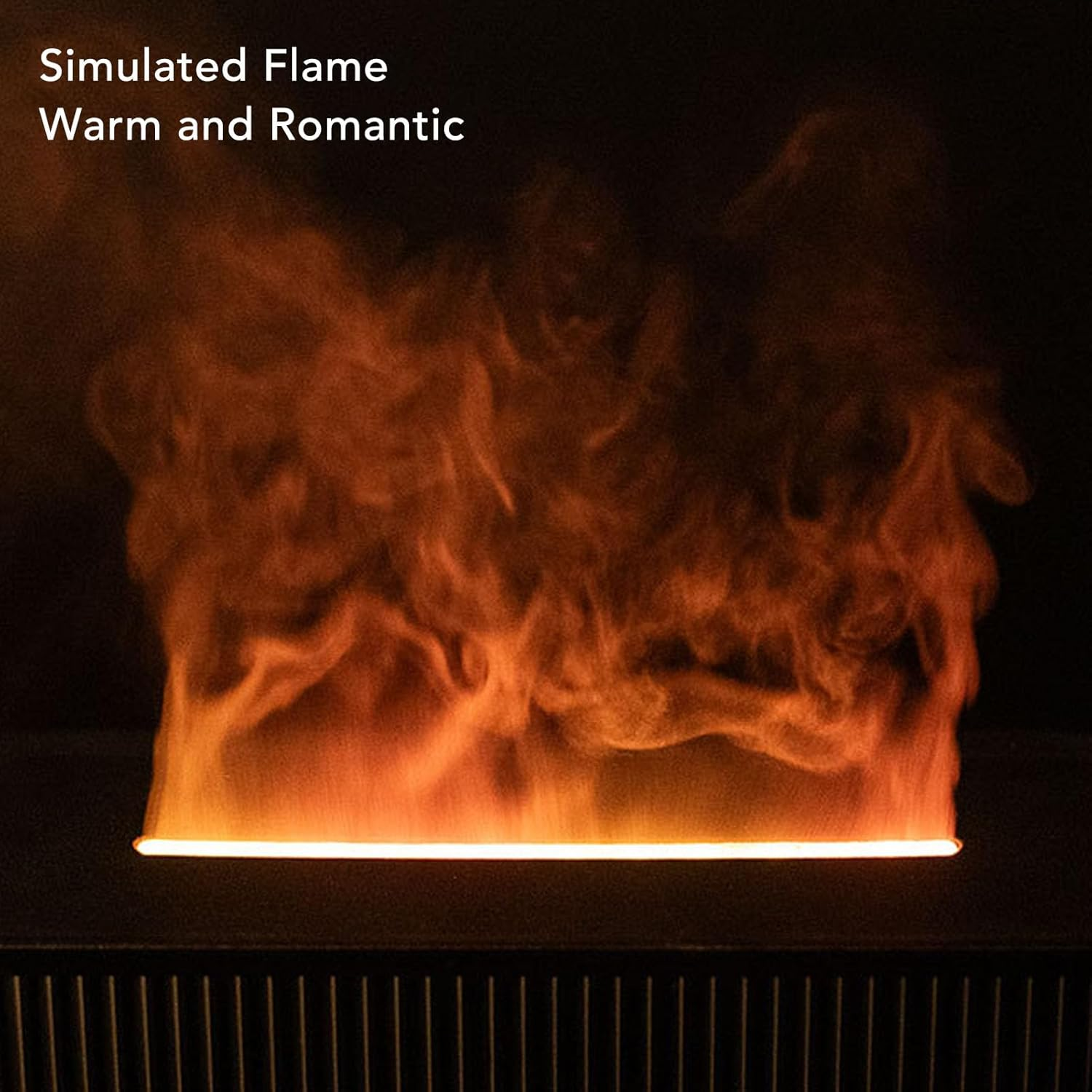 Colorful Flame Diffuser,7 Colors Flame Air Diffuser Humidifier,Fire Essential Oil Diffuser with Timer & Auto-Off for Home, Room,Office (Black) image number 4