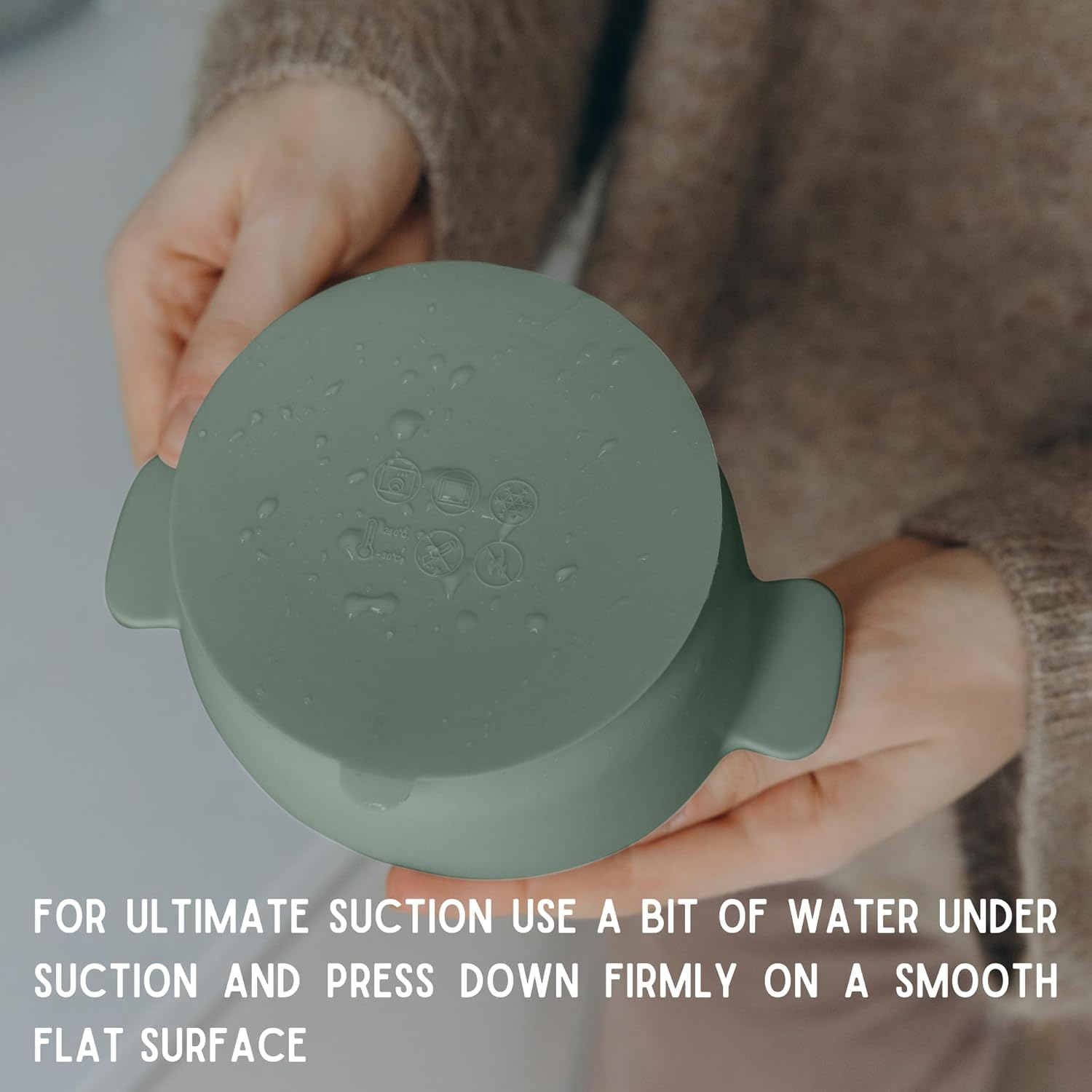 2 Piece Silicone Suction Plates for Babies & Toddlers - 2 Piece Divided Baby Feeding Dish Set, Unbreakable & Travel-Friendly image number 2