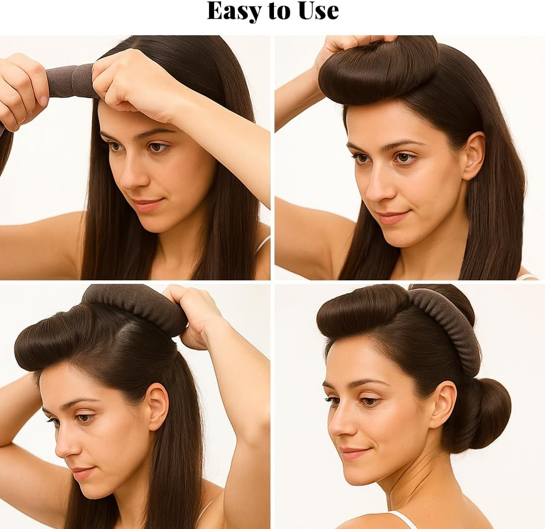 6-Pack Heatless Hair Curlers for Overnight Curls &ndash; Soft Flexi Rods for No Heat Styling, Comfortable Hair Rollers to Sleep in for Women, Heatless Curling Rod Set for Natural Waves image number 1