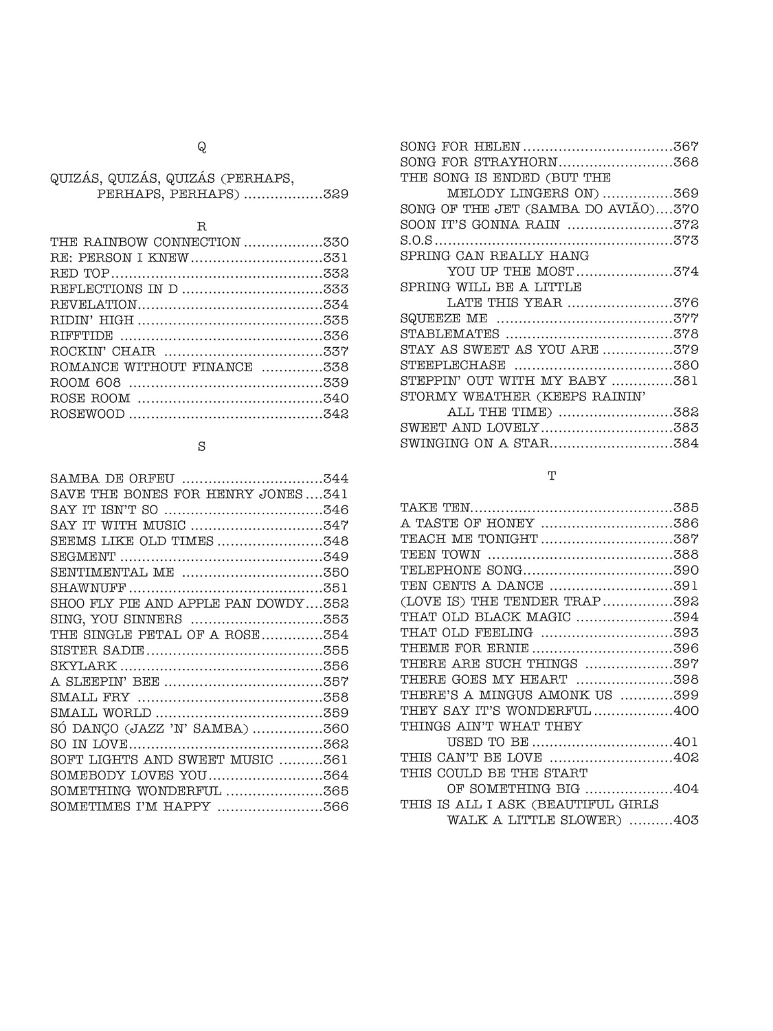 The Real Book - Volume III: C Edition