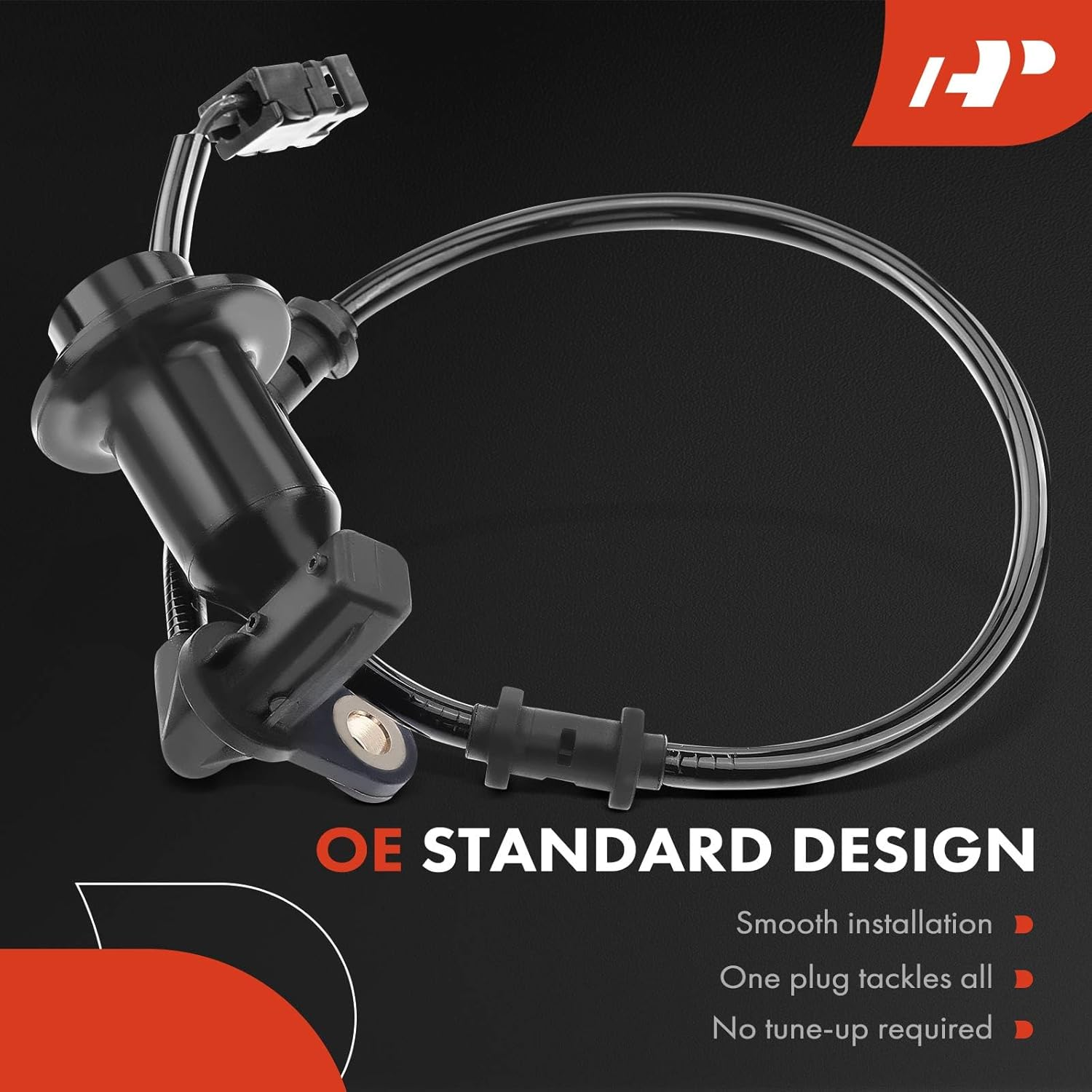 A-Premium ABS Wheel Speed Sensor Compatible with Mercedes-Benz R170 SLK200 2003-2004 SLK230 2001-2004 SLK32 AMG SLK320 Rear Passenger Side image number 2