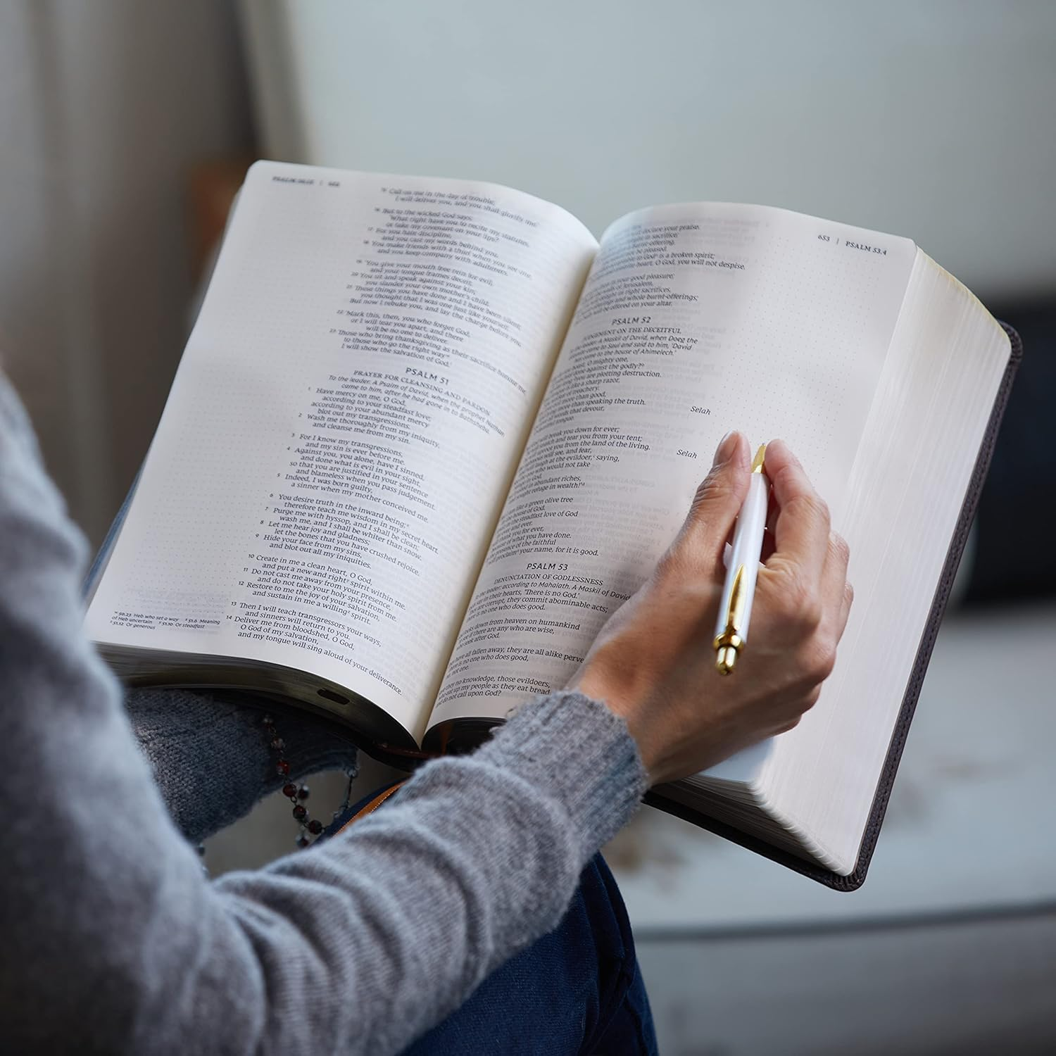 NRSV Catholic Bible Journal Edition [Blue]: Holy Bible image number 6