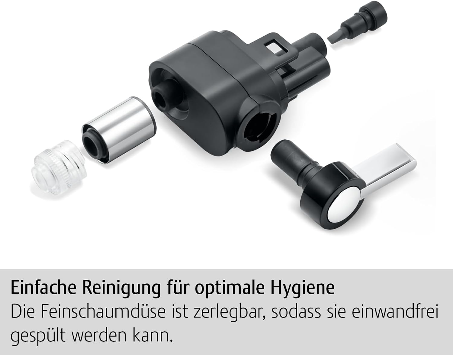 JURA Original &ndash; Professional Fine Foam Nozzle G2 &ndash; Pack of 1 &ndash; 24250, Black image number 2