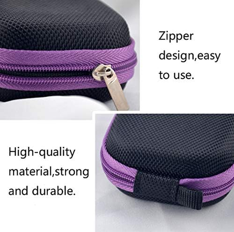 3Pcs Portable Essential Oil Carrying Case Mini Travel Size Essential Oils Storage Bag Organiser Hard Shell Case Holds 6 Bottles(Can Hold 1ML 2ML 3ML 5ML Roller Bottle)-Great for Travel image number 1