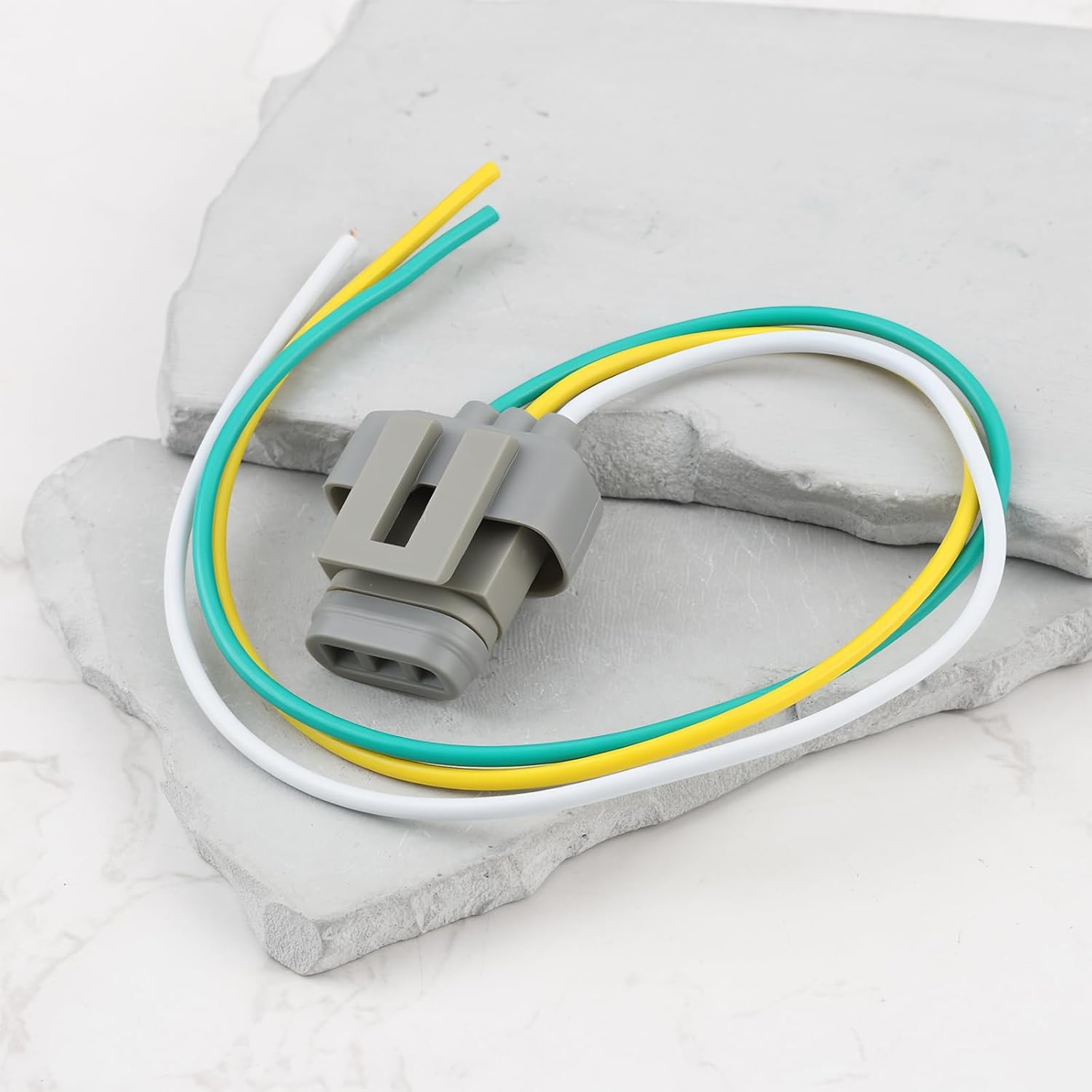 Ecsing 3-Pin Car Alternator Wire Harness Connector 7088-10 Compatible with Ford 2/3/4G E/F Series with 3G Stator Lead image number 4