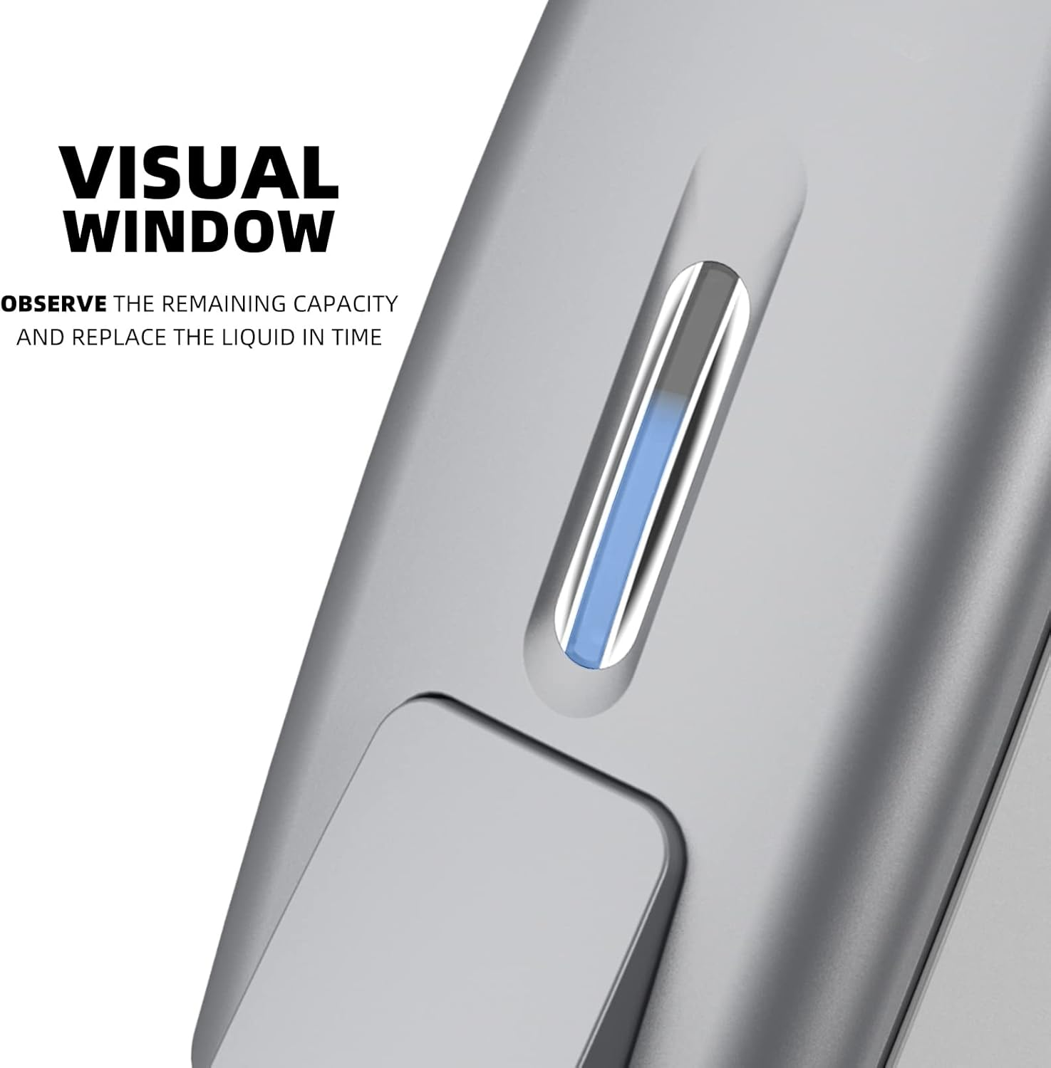 PLUSSEN Soap Dispenser Wall Mount Adhesive Commercial 800Ml No Drill Hand Sanitizer Dispenser Silver image number 6