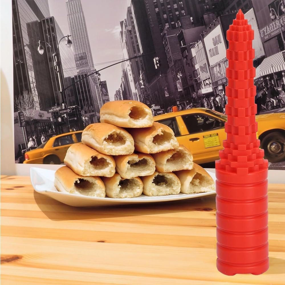 Hot Dog Bun Driller,Hot Dog Filler,Creative Bread Driller Home Kitchen Tool image number 4