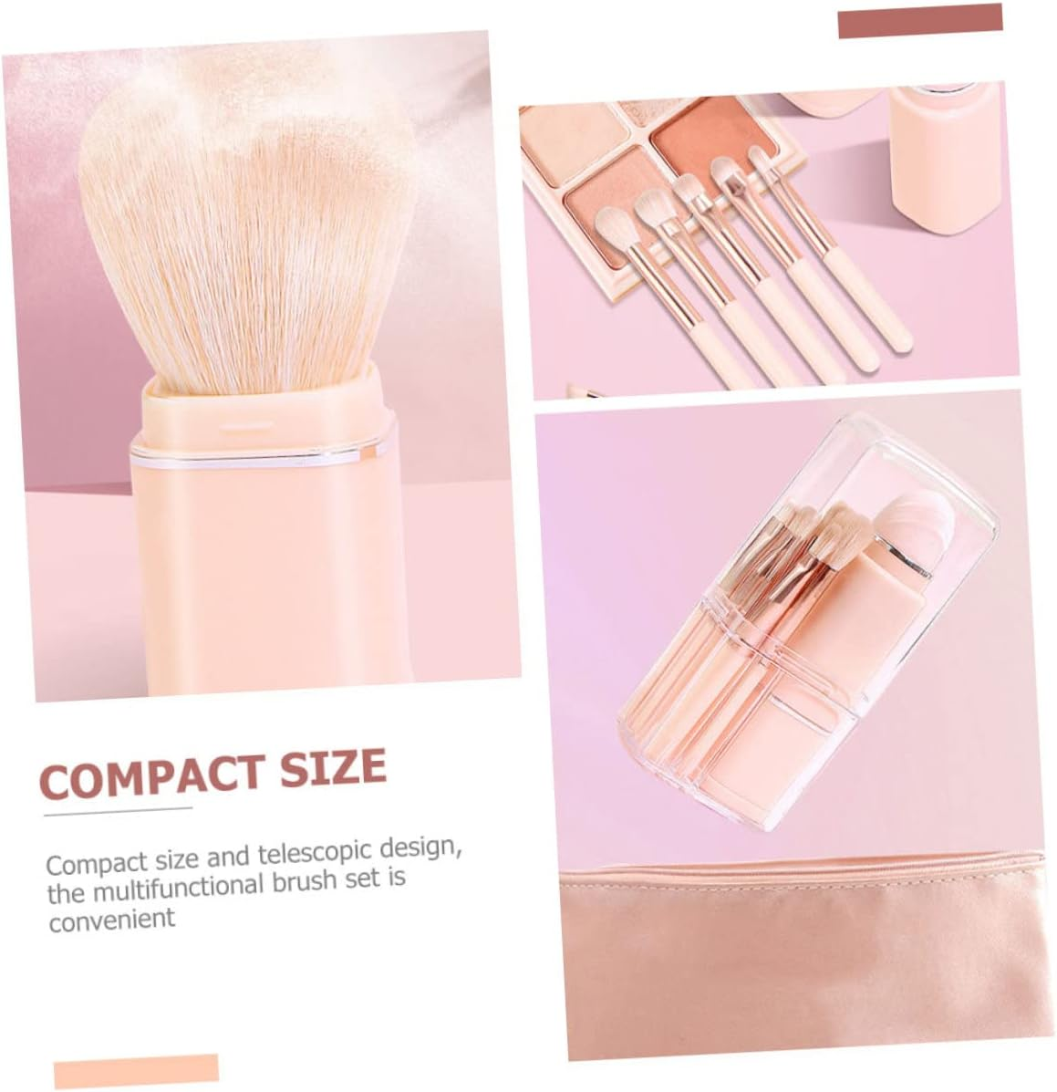 Beavorty 1 Set Multi-Purpose Makeup Brush Kit Eye Shadow Brush Loose Power Brush for Face Cosmetics Brush image number 4