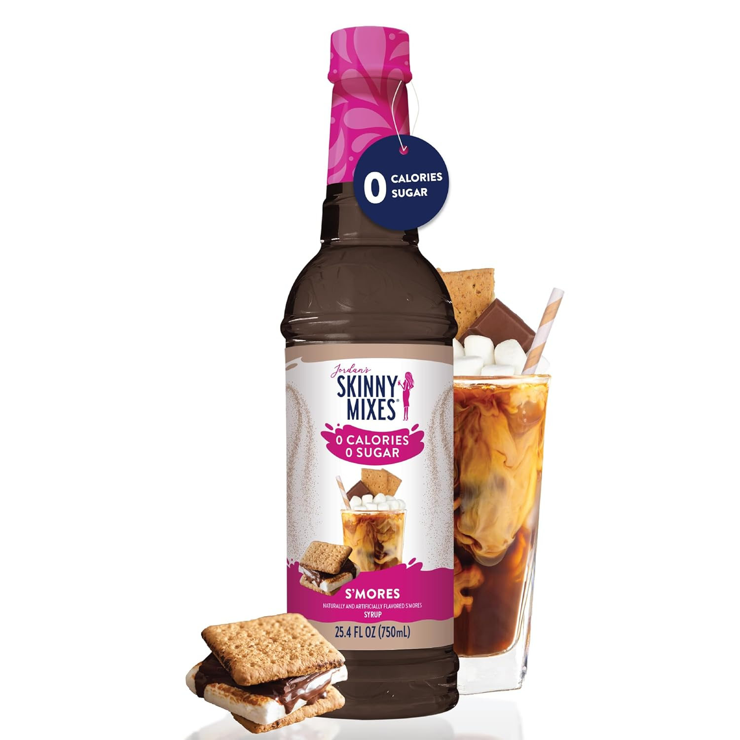 Jordans Skinny Syrup - S'Mores - 750Ml image number 5