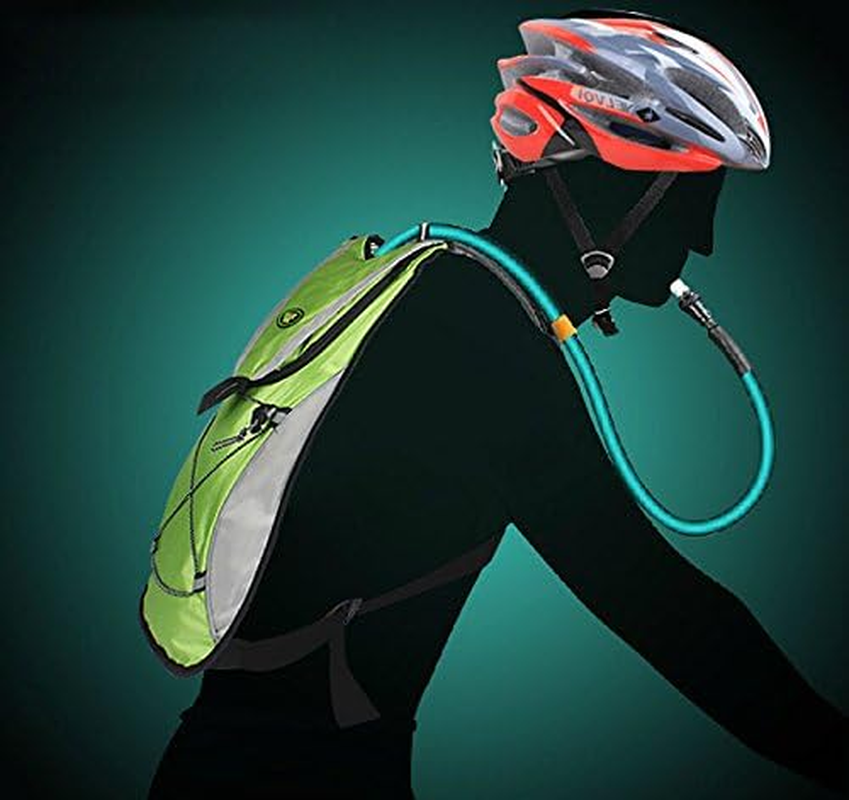 Hydration Pack 2L Water Bladder Bag Backpack Cycling Bicycle Hiking Camping (Black) image number 6