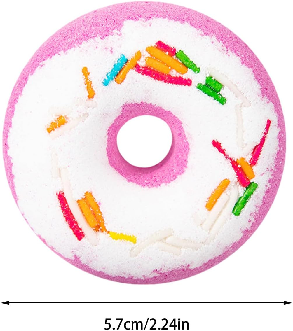 Shower Bombs for Women - Shower Steamers Aromatherapy | Care Shower Fizzies, Donut Design, Stocking Stuffer, Mothers Day Pouxa image number 6