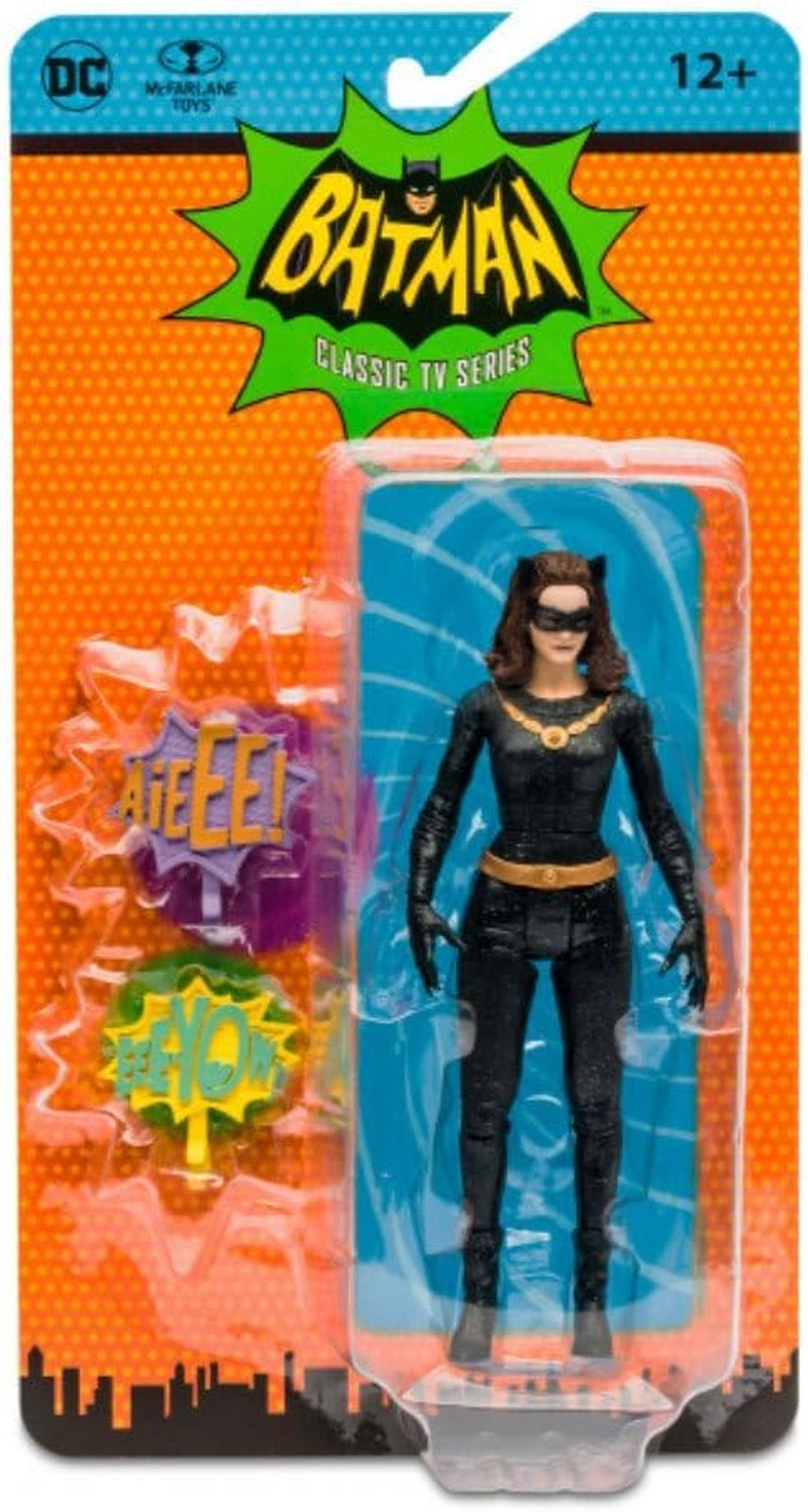 Mcfarlane Toys DC Retro Batman 66 Catwoman Season 1 Figures, 6 Inch, Multicolor