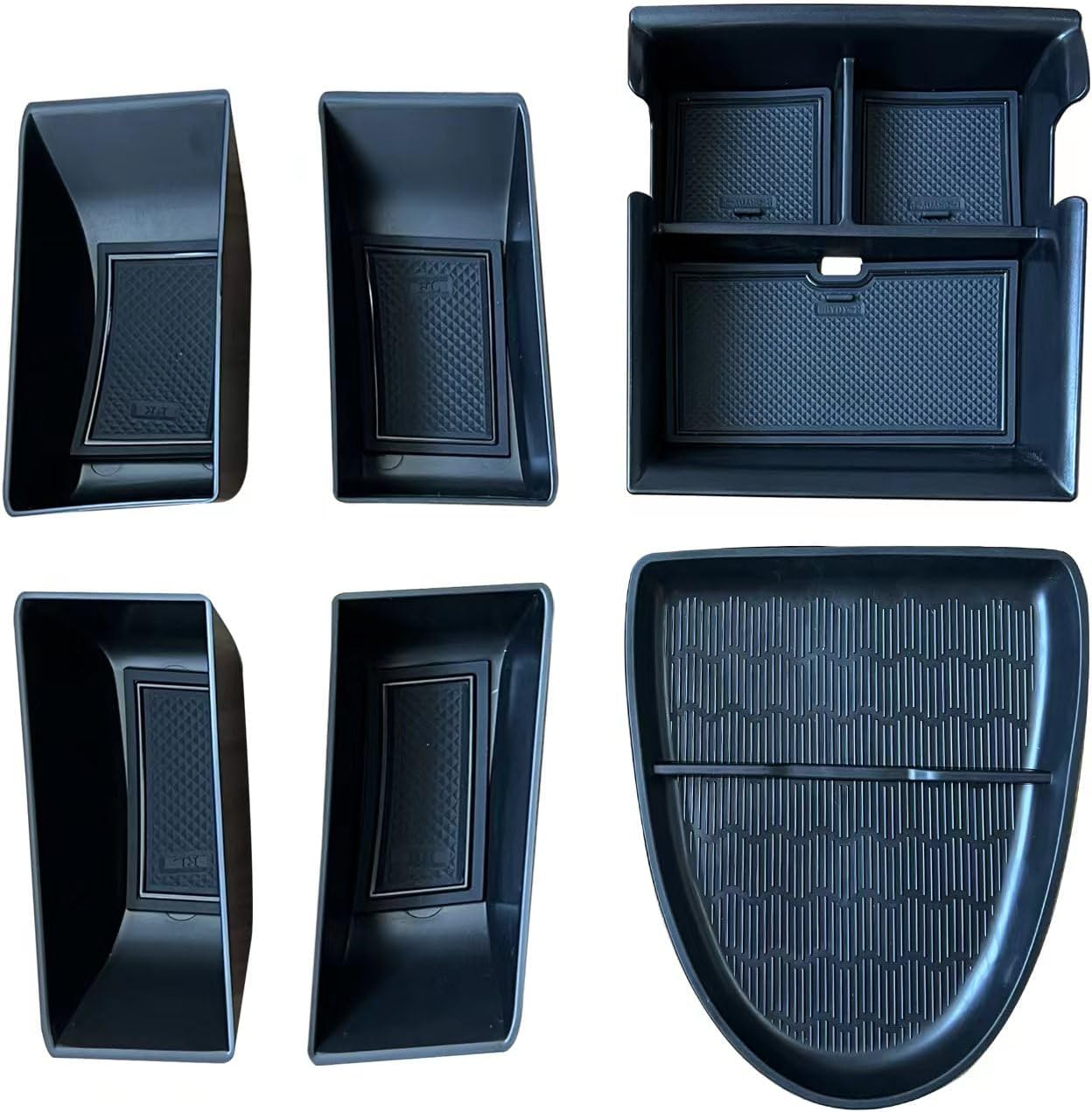 For BYD Atto 3 2024-2025 Center Console Organizer Tray and Car Door Storage Box and Armrest Box Storage Box（Total 6 Pcs） Atto3 Accessories(Au RHD) image number 5