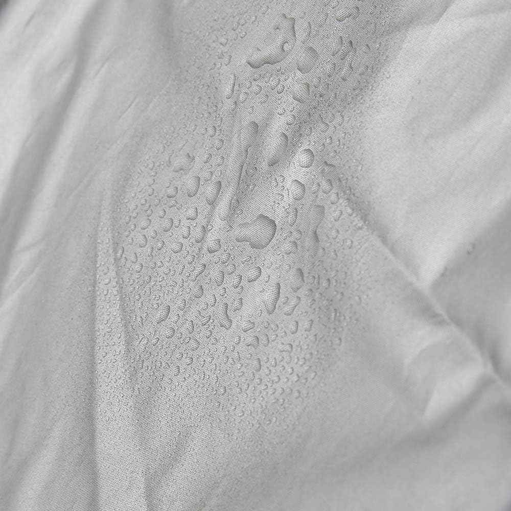 Waterproof Mobility Scooter Cover, Black Heavy Duty 190D Oxford Scooter Cover,4 Wheel Power Scooter Travel Storage Cover to Prevent Rain Wind Dust Sun Fits for Most Mobility Scooter (170*61*117Cm) image number 2