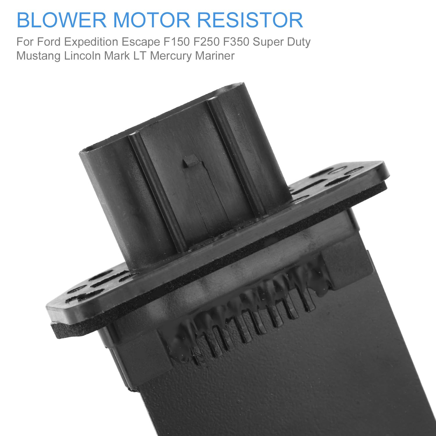 Blower Motor Resistor Compatible with Ford Expedition Escape F150 F250 F350 Super Duty Mustang Lincoln Mark LT Mercury Mariner, Blower Resistor 3F2Z18591AA YH1715 for Manual AC Control image number 4
