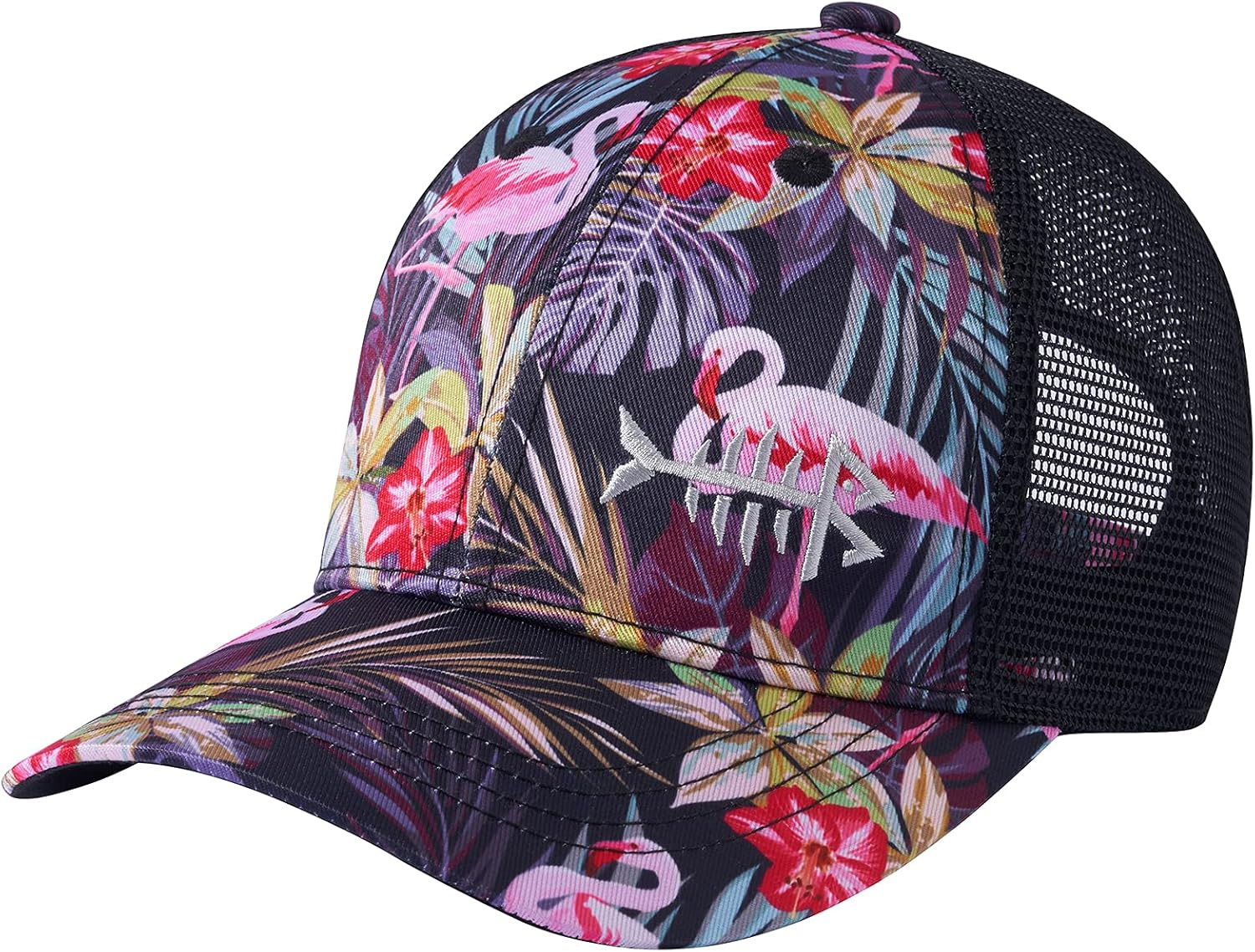 BASSDASH Altimate Fishing Hat Mesh Back for Men Women Adjustable Baseball Trucker Cap image number 3