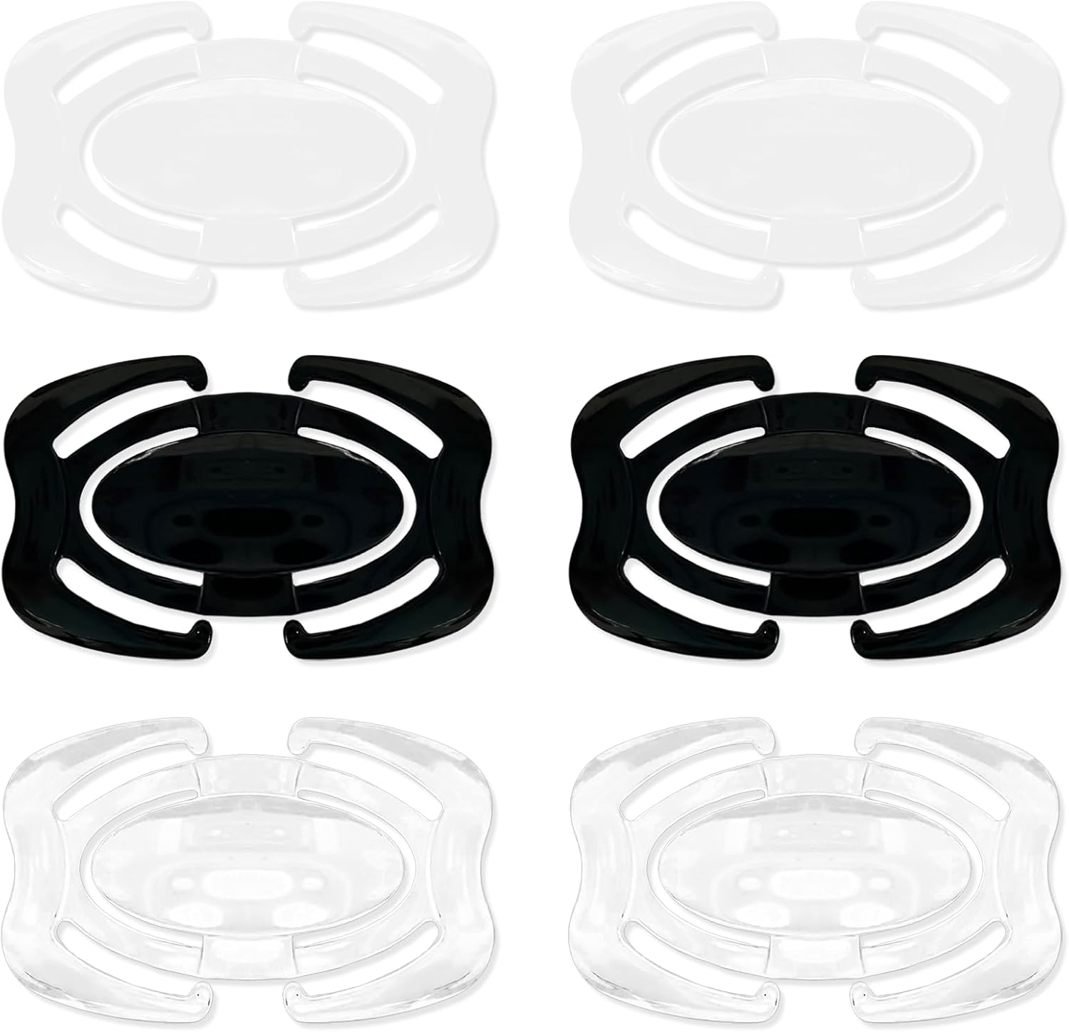 TEAONE Conceal Strap Clips, 6 PCS Cleavage Clips for Tank Tops, Dresses to Hide Straps (3 Colors) image number 3