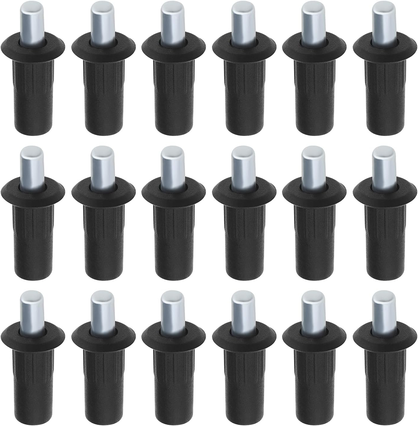 Emagtech 50Pcs Cabinet Door Spring Loaded Repair Pins Replacement Louver Damper Repair Pins Suitable for Louver Cabinet Furniture Louver Window Tool Repair Pins