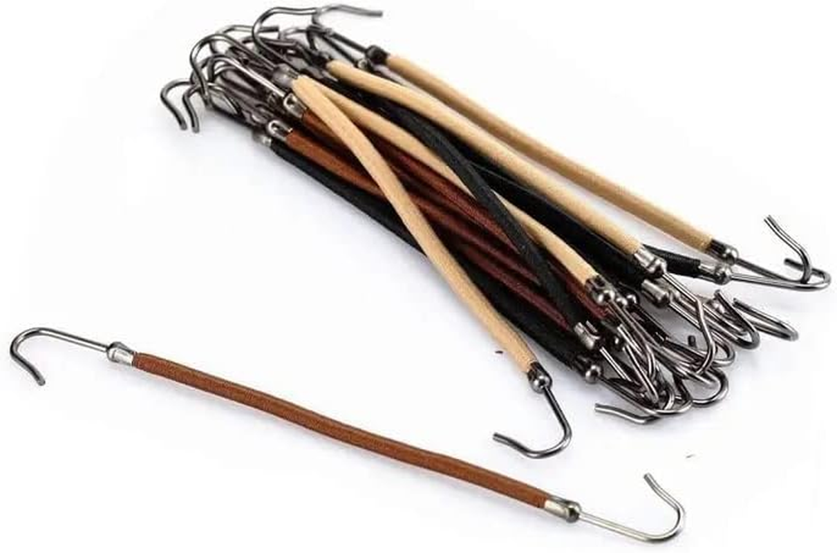 Felefi 6 X Elastic Bungee Ponytail Hooks - Mix Colour image number 1