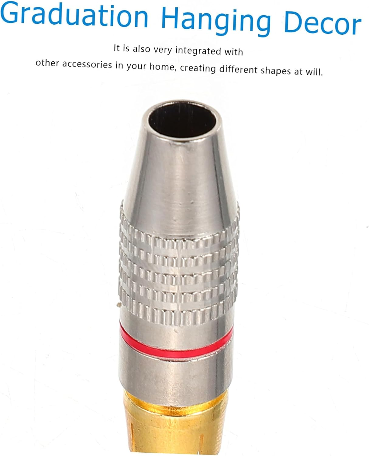 Angoily 4Pcs Gold Plated Male Audio Plug Speaker Connector Set for Home Theater Hi-Fi Sound System with Colored Rings Compatible with Professional Av Equipment