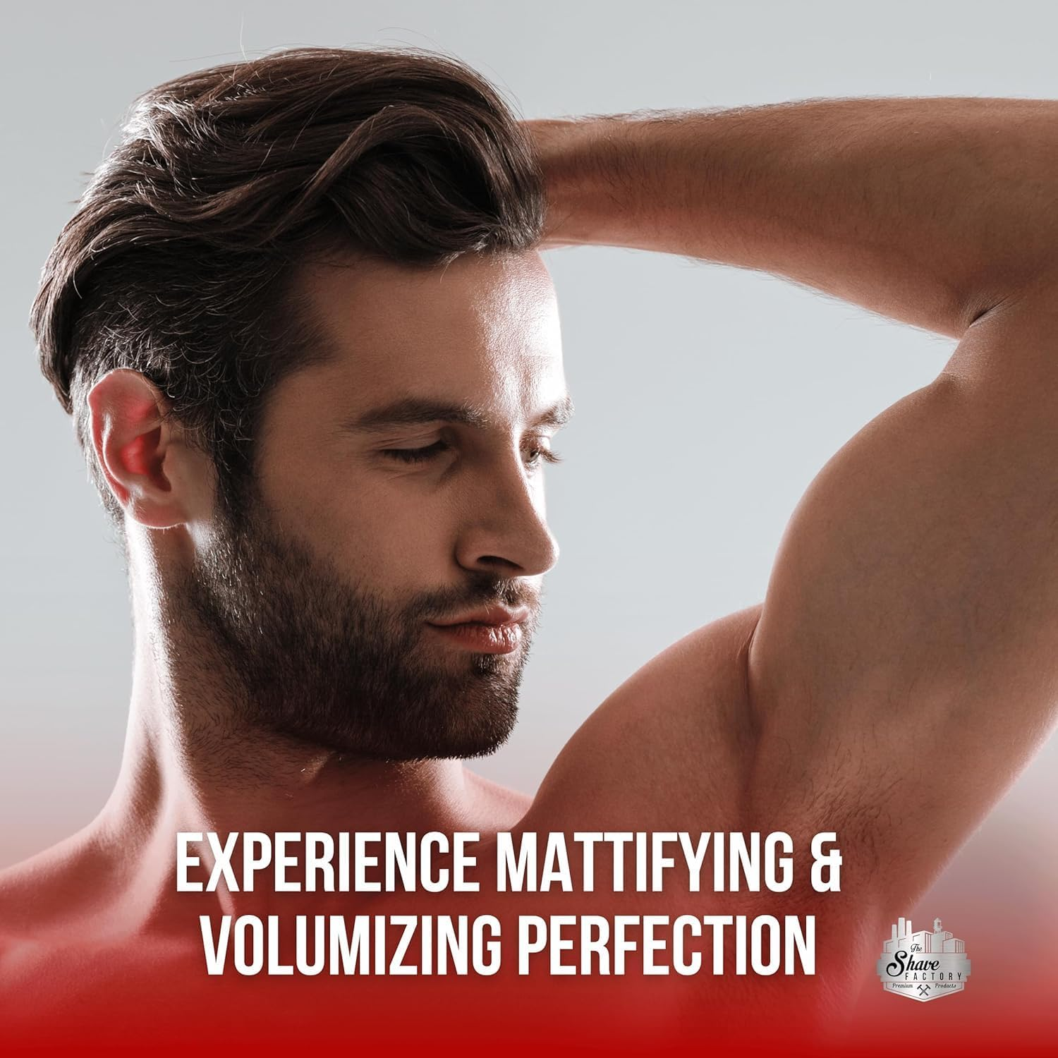 THE SHAVE FACTORY Hair Styling Powder - Sandalwood 30G - Matte Volume & Texture Powder for Men - Strong Hold, Flexible Style, Long Lasting Finish - Professional Hairdressing Product image number 1