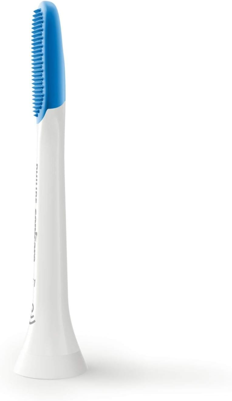 PHILIPS Sonicare Tonguecare+ Sonic Powered Tongue Brushes with Brushsync Mode Pairing, Latex Free, White, HX8072/01 image number 4