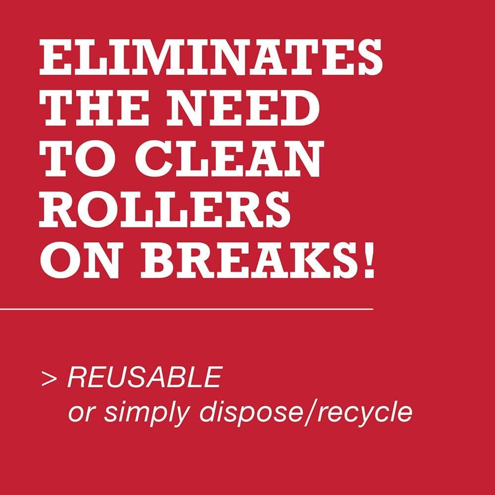 Allway Paint Poncho Pon-Rl Roller Cover Paint Poncho, Size, Blue Packaging image number 5