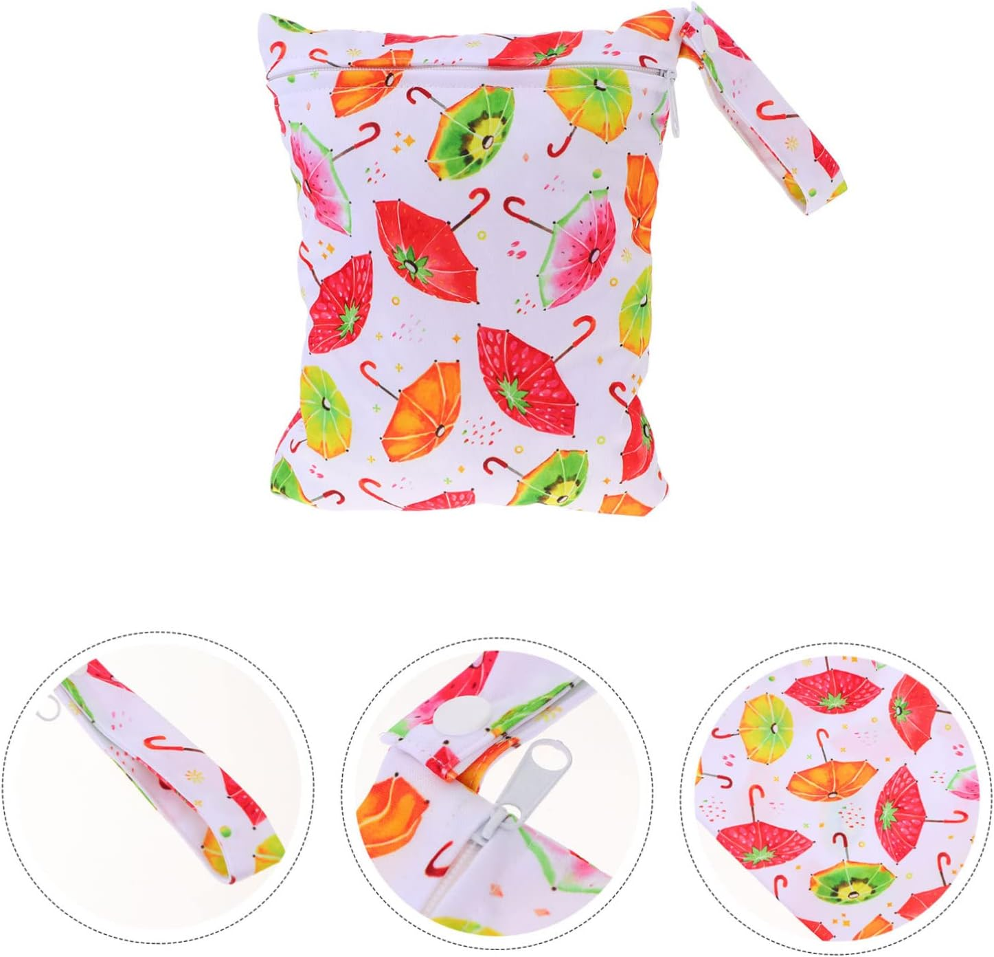 UPKOCH Diaper Storage Pouch Reusable Nappy Bag Breathable Cloth TPU Easy to Find Diapers for Travel Nursery - Assorted Color image number 1