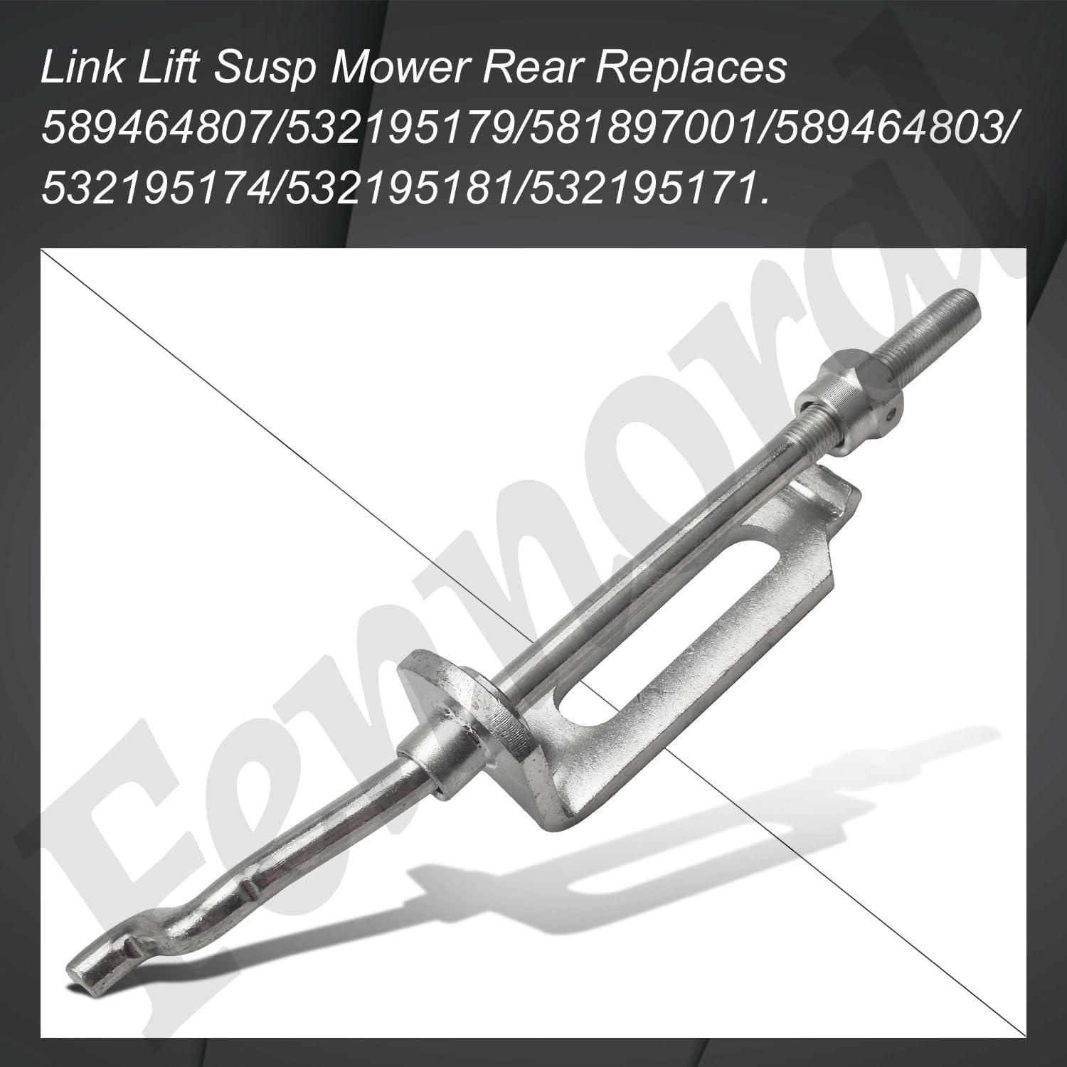 Fennoral 589464807 Link Lift Susp Mower Rear ASM 10.278 Compatible with Husqvarna Craftsman A-Riens Poulan AYP Deck Lift Link P/N 195181, 21546344 image number 5