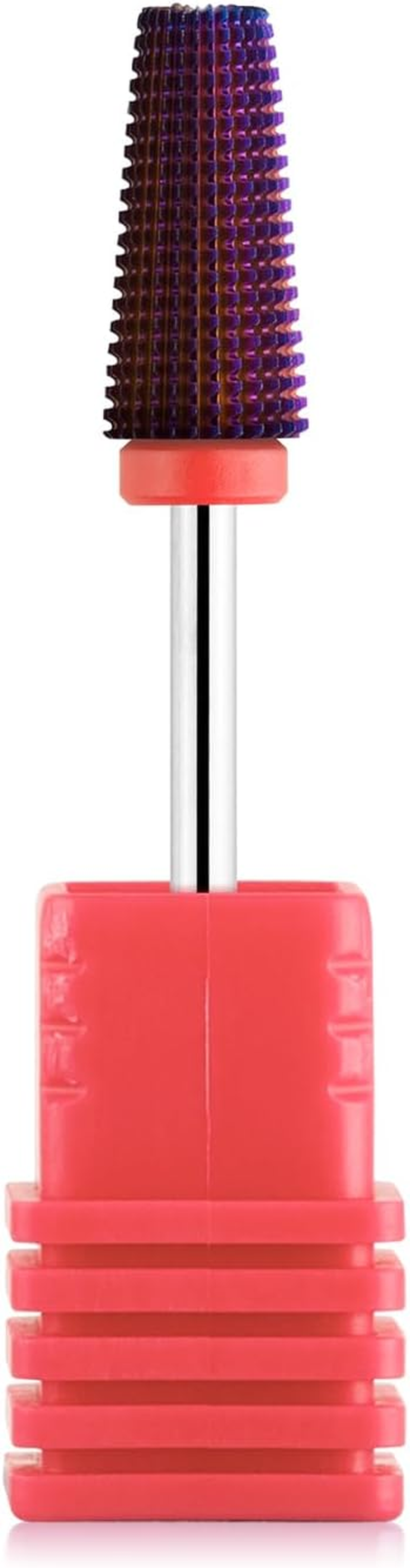 BNG 5-In-1 Cutter Bit for Gel Nails, Carbide Nail Cutter for Acrylic Nails, Professional 3/32 Inch Electric Nail Drill, Tungsten Steel Bits Manicure Pedicure Salon Tool (Fine, Purple) image number 4