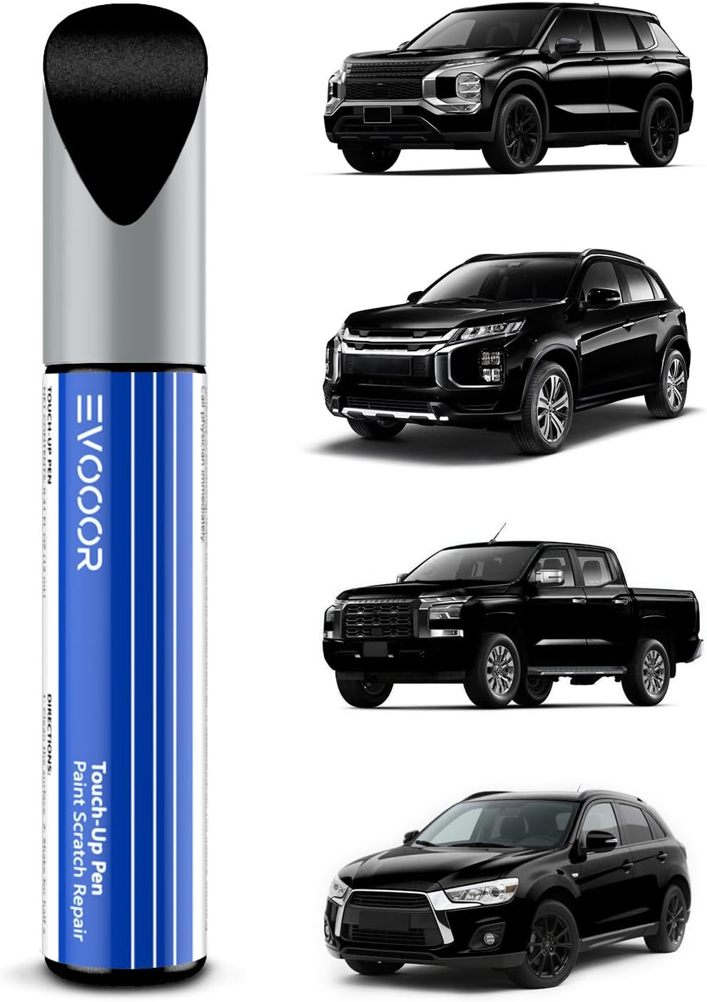 White（Fz/W37） Touch up Paint Compatible with Mitsubishi Exact Match&ndash;Chips and Nicks Touch Up