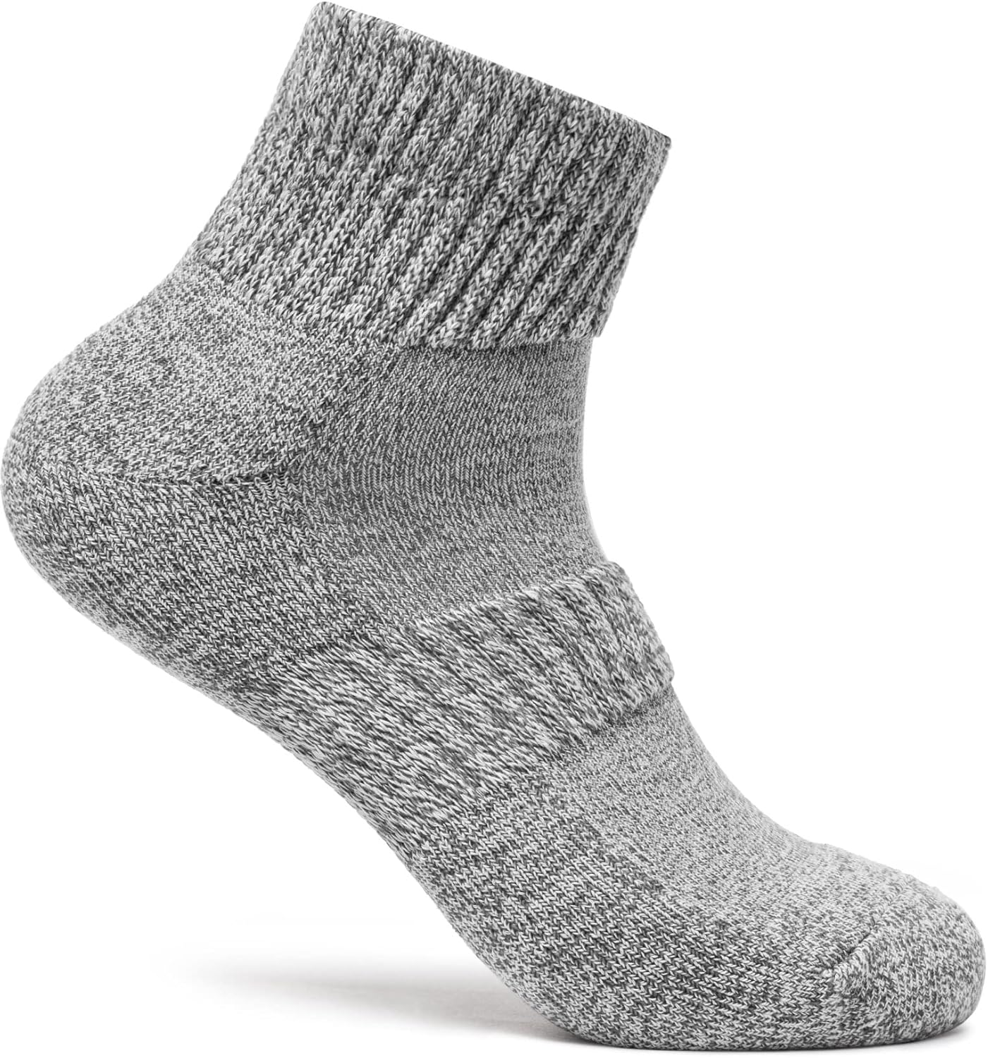 TSLA 3-Pack Diabetic Socks - Non-Binding, Breathable Cotton Blend, Cushioned Soles, Unisex image number 5