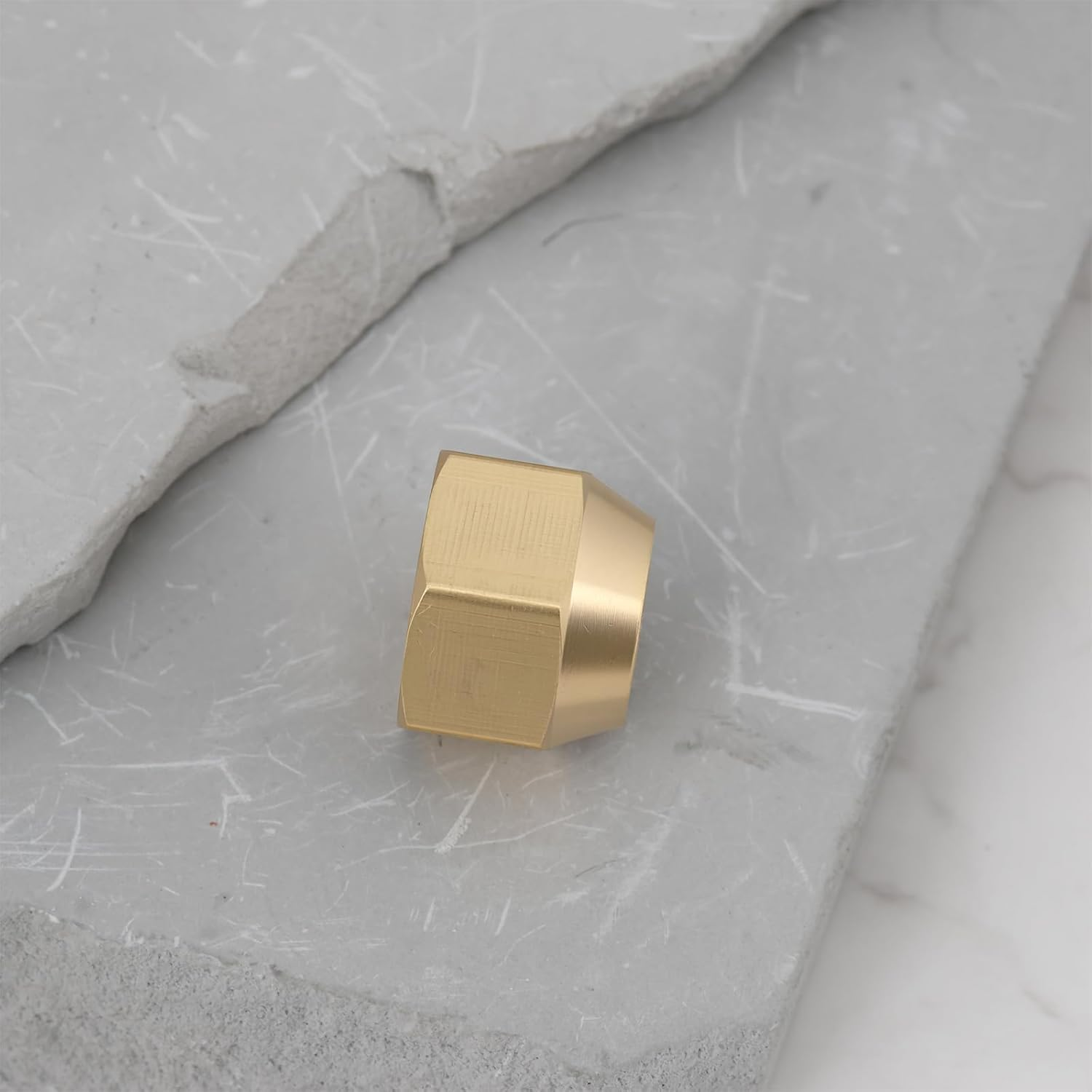 Emsea 4Pcs 10MM M16X1.5 Thread Brass Flare Reducing Nuts for Refrigeration, HVAC, Heating, Industrial Piping Systems image number 4