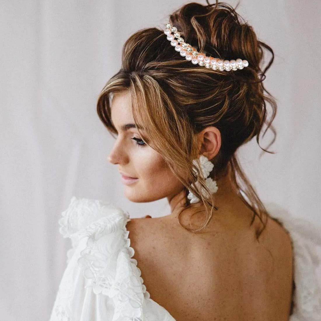 IKOPFLN 3 Pack French Hair Clips, French Twist Hair Clips, Metal Hair Accessories for Women and Girls, Hair Bun Pins for Thick and Thin Hair, Hair Clips for Women and Girls image number 2