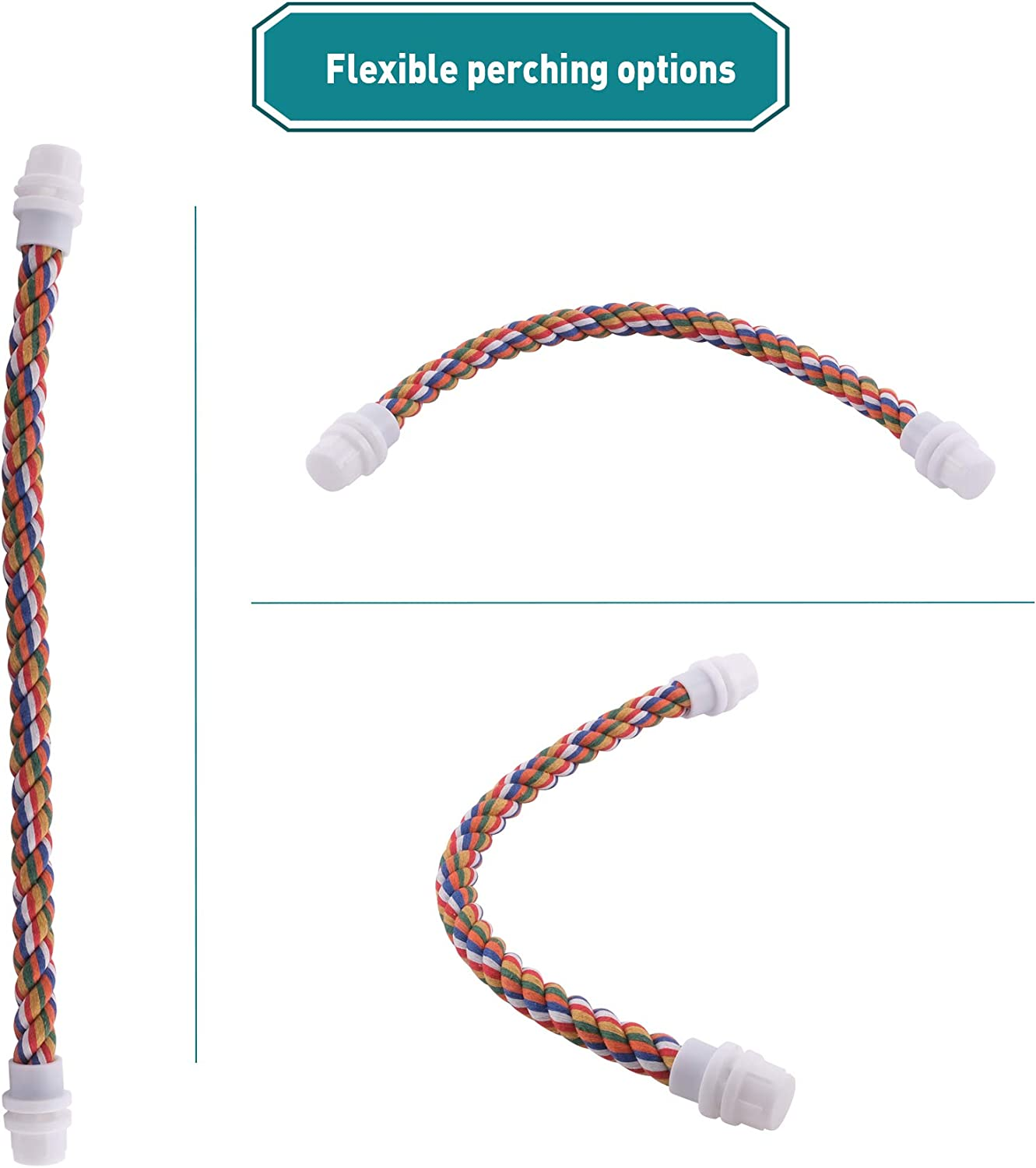 LIVING WORLD 81361 Banana Flavoured Cotton Bird Perch image number 6