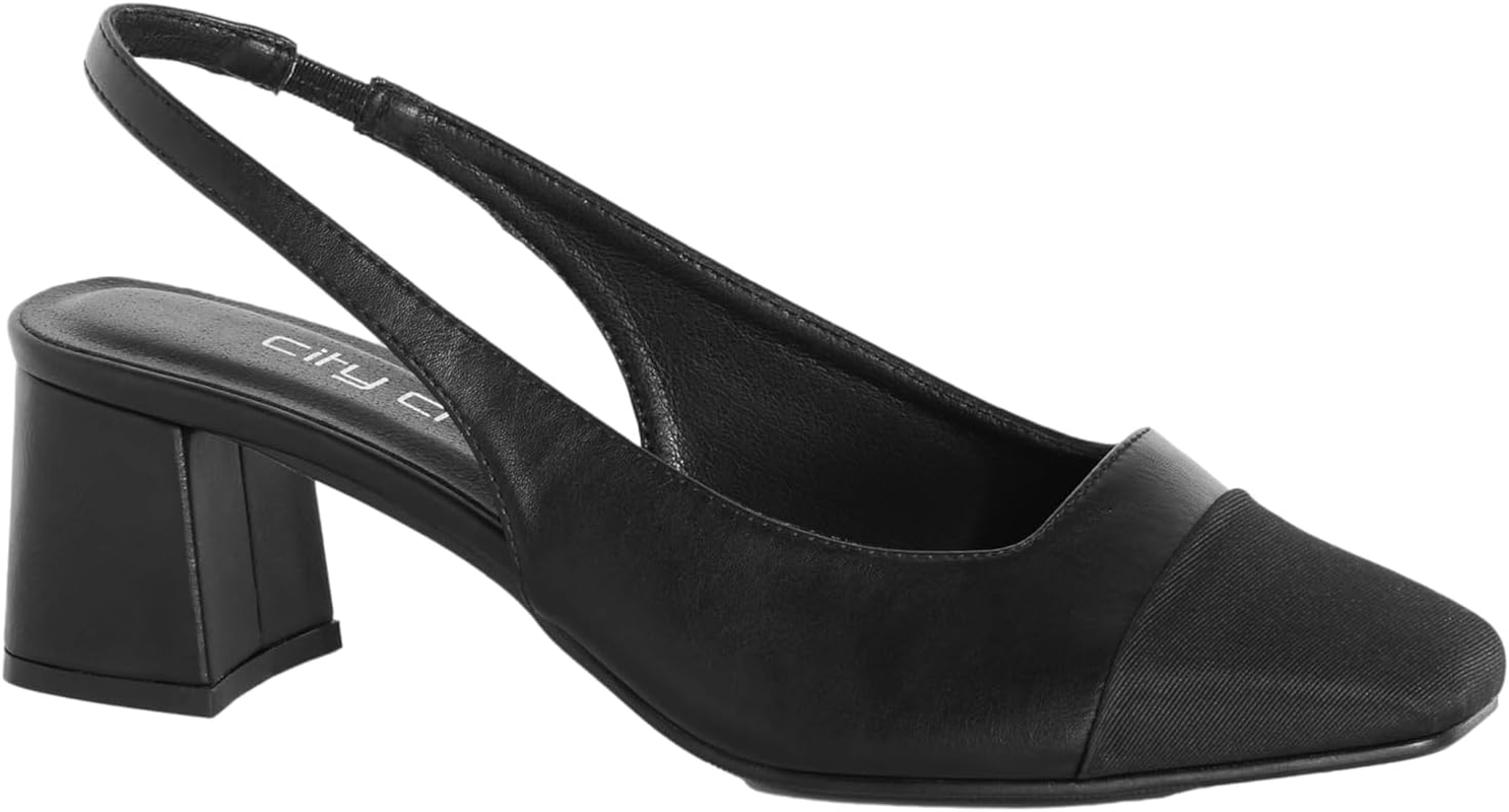 City Chic Women'S Wide Fit Slingback Sandals - Chelsea