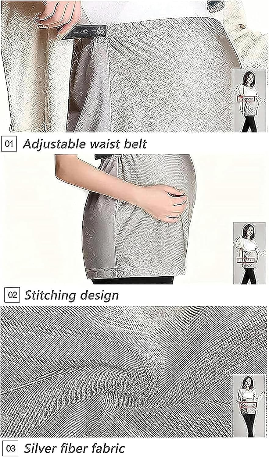 Maternity Wear, Anti-Radiation Clothes,Belly Band 5G Pregnancy(Xl)