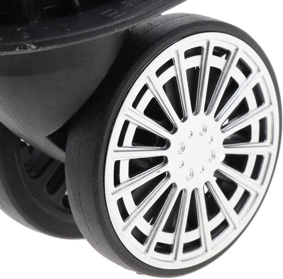 Eigell 2 Pieces/Set Mute Swivel Wheels for Replacement Luggage Casters DIY-A60# image number 6
