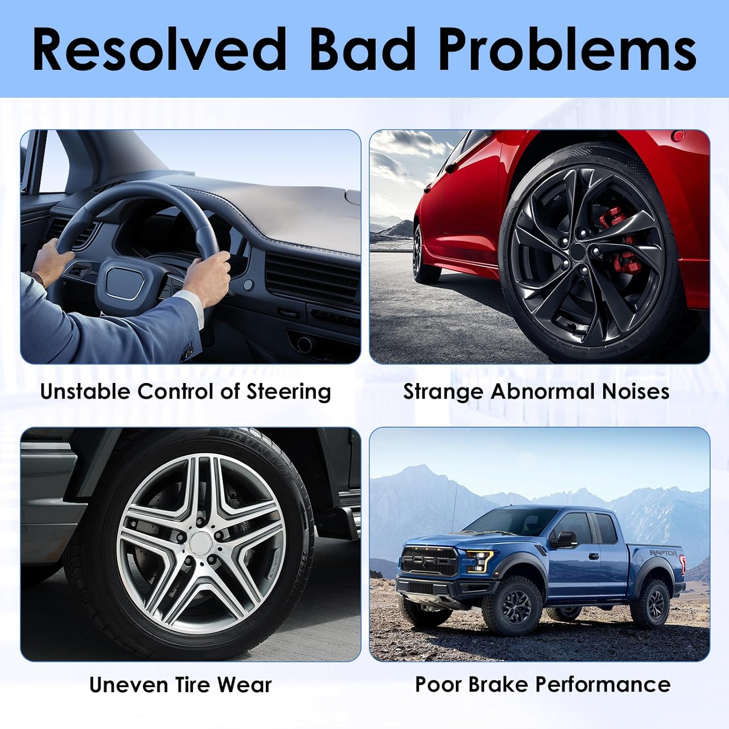 2 X Front Upper Control Arm with Ball Joint & Bushing Compatible with Ford Falcon FG FGX XT XR6 XR8 G6E 2008 2009 2010 2011 2012 2013 2014 2015 2016 Drive and Passenger Side Suspension Kit image number 4