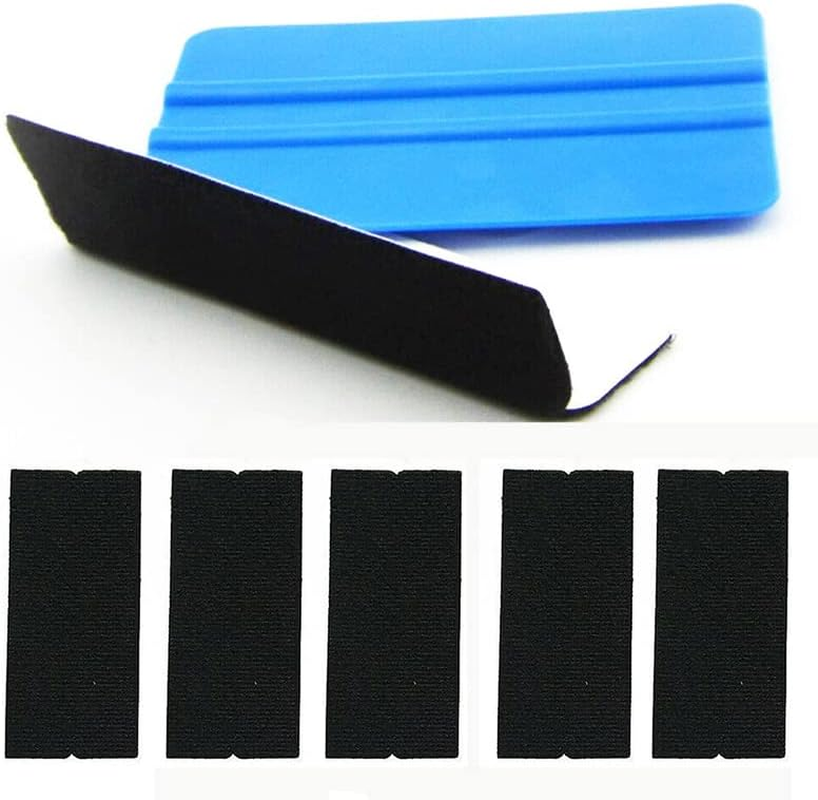 AIMALL 19-Piece Car Wrap Vinyl Tools Kit - Professional Carbon Fiber Squeegee, Safety Cutter & Felt Tools for Vinyl Installation, Window Tint & PPF Application