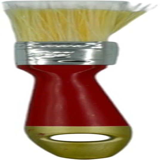 Pro 5-Piece Paint Brush Set for Art & DIY &ndash; Red Handle Flat & Angle Brushes (0.5&rdquo; to 2.5&rdquo;) for Acrylic, Oil, Latex Paint &ndash; Use on Canvas, Walls, Trim, Crafts, Furniture & Home Projects image number 3