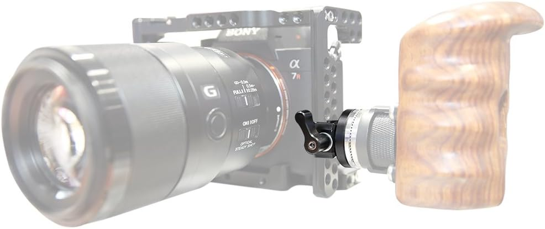 NICEYRIG NATO Clamp to ARRI Standard Rosette Mount Adapter (M6 Thread Diameter 31.8Mm) Applicable LED Video Light EVF Mount Quick Lock and Release image number 6