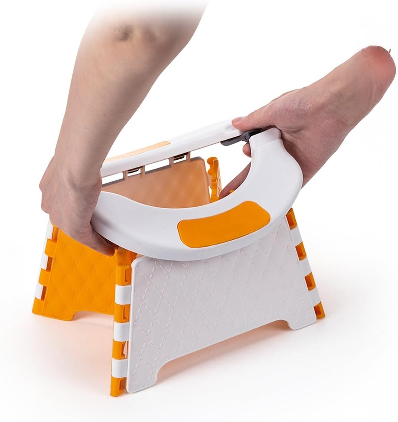 Portable Outdoor Potty Seat for Toddlers with 30 Disposable Bags for Easy Cleanup, Foldable Travel Potty for Camping with Carry Bag - Orevan image number 3