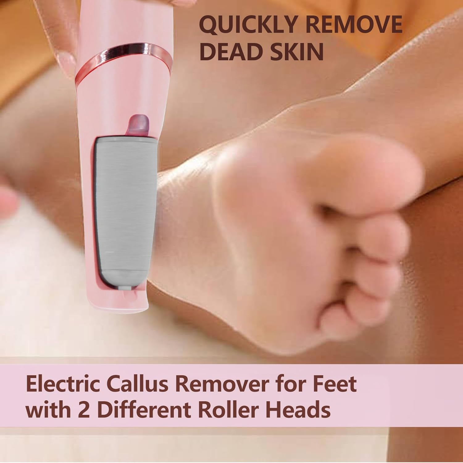 9 Pack Pedicures Replacement Heads, Electric Foot Callus Remover Roller Refills Include 5 Extra Coarse & 4 Regular Coarse Heads Compatible with Flawless-Pedi,Haootadiy,Zaboul image number 6