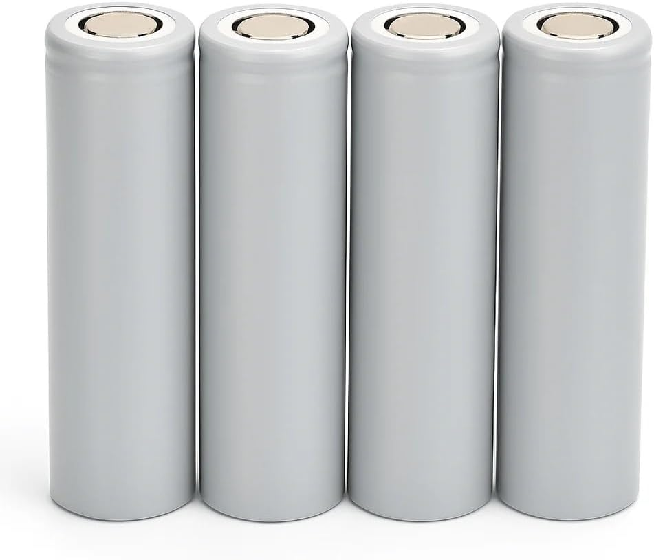 18500 3.7V 2400Mah High Capacity Rechargeable Batteries, Lithium-Ion Cells for Flashlights, Headlamps and DIY Electronics (4 Pack)