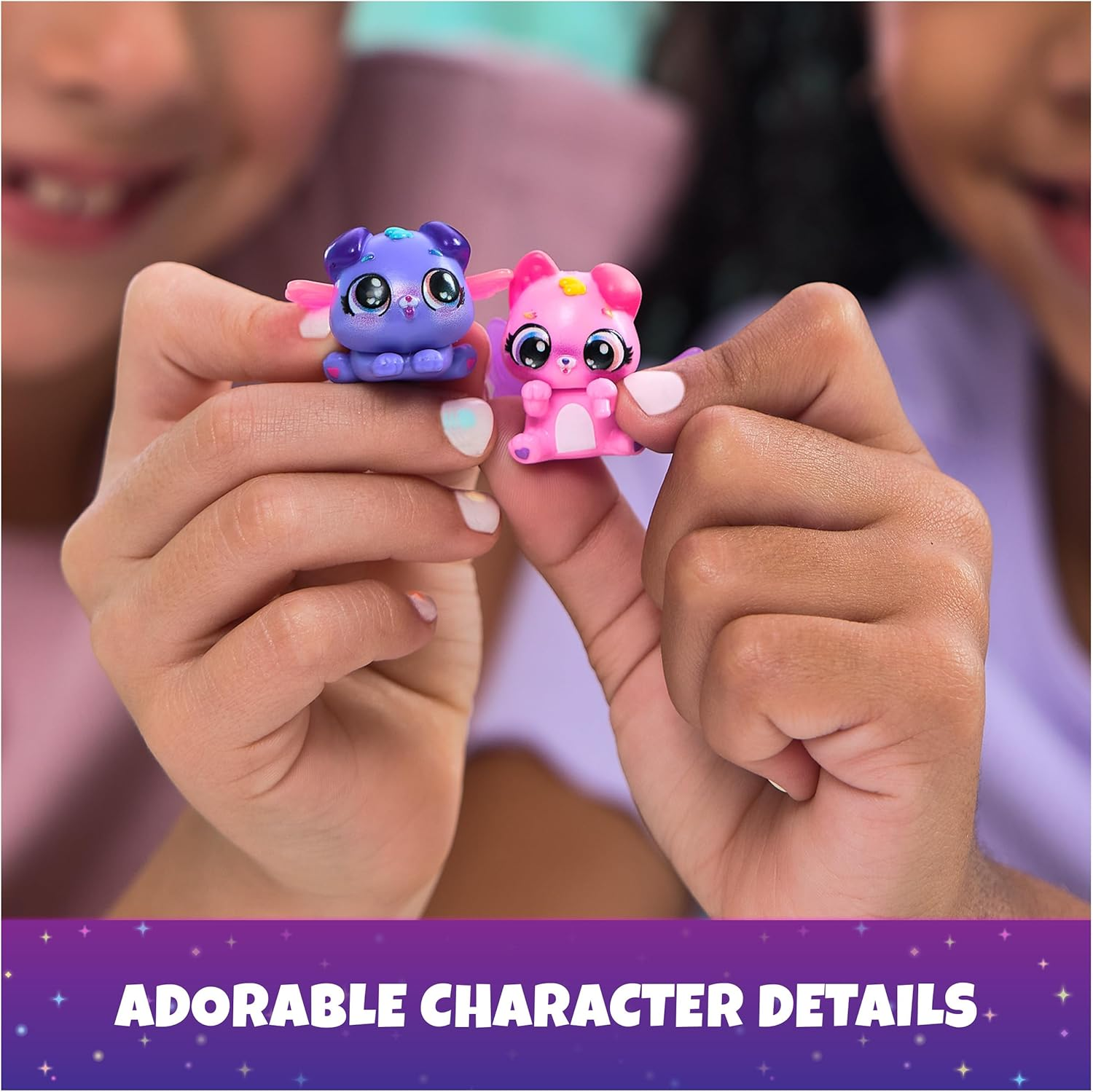 Hatchimals Alive, Neon Rainbow Bestie Pool Party Toy with 2 BFF Mini Figures in Colour Reveal Eggs and 14 Accessories, Kids&rsquo; Toys for Girls and Boys Aged 3 and Up image number 2