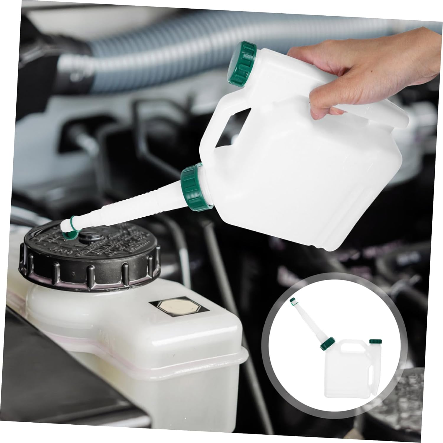 HANABASS Portable 2-Stroke Engine Oil Premixed Gasoline Mix Bottle 20:1/25:1/40:1/50:1 image number 3